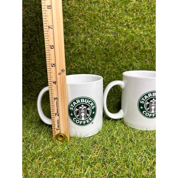 Starbucks 2006 Classic White Green Mermaid Siren Logo Coffee Cup Set - Picture 6 of 8